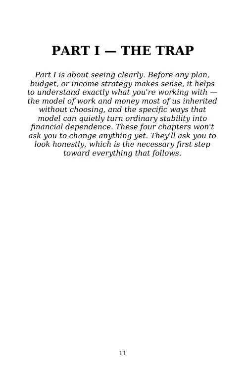 Page 2 of the free sample of The Paycheck Trap