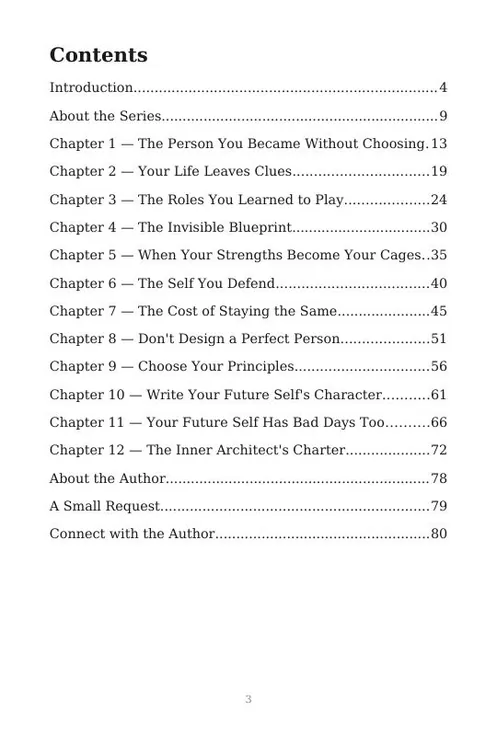 Page 1 of the free sample of The Inner Architect