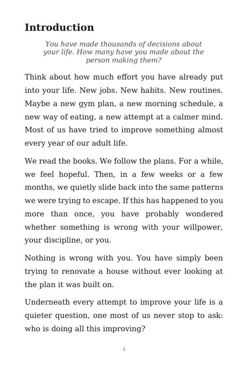 Page 2 of the free sample of The Inner Architect