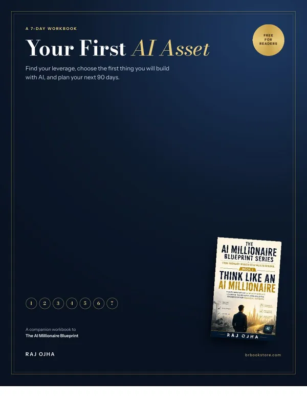 Cover of the free workbook Your First AI Asset